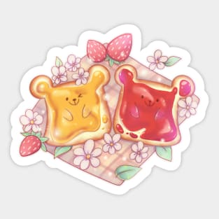 Sweet breakfast for you and me Sticker